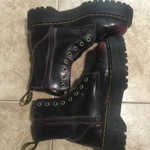 Dr. Martens Jadon II Platform Boot in Cherry